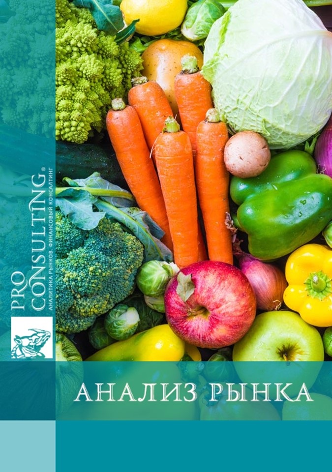 Анализ рынка плодоовощной продукции и продуктов переработки в Украине. 2021 год